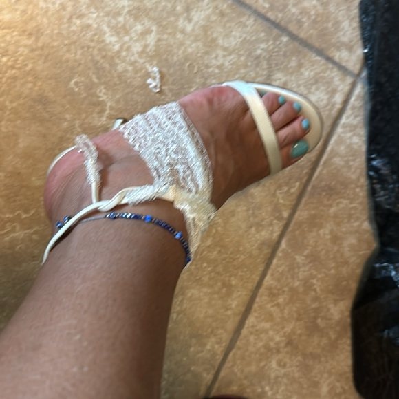 Jimmy choo size  38 /7.5 White - Picture 5 of 5